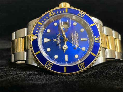 blue rolex submariner stainless steel|Rolex Submariner blue gold price.